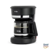 Mr. Coffee 5-Cup Switch Coffee Maker in Black for $27.49