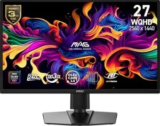 MSI MAG 272QP QD-OLED 27″ Gaming Monitor for $385