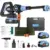 Mupeak 1500 PSI Brushless Battery Operated Washer Kit with 6-in-1 Nozzle and 2 Batteries for $79.99