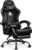 N-GEN GAMING Video Gaming Chair with Footrest Lumbar Support for Home Office High Back Recliner Height Adjustable Ergonomic Comfy Leather Computer Desk Chair (Black) – $89.78 [ 36% off ]
