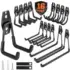 3-Piece Swiss+Tech Full Tang Hunting Knife Set with Sheath – $12