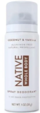 Native Whole Body Mini Deodorant Spray Coconut & Vanilla 1 oz (2-Pack) – Only $0.88 at Walgreens