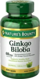 200-Count Nature’s Bounty Ginkgo Biloba Supplements for $4.79
