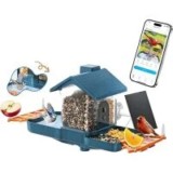 Navfs Bird Feeder and Bath with 2K HD Camera for $39.99
