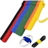 Nayzwok 80-Piece Reusable Multi-Color Cable Management Ties for $4.99