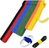 Nayzwok 80-Piece Reusable Cable Ties (4″, 6″, 8″) – $4.99