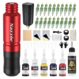 Nazzor Tattoo Pen Kit with 20 Cartridge Needles – $14