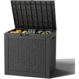 Nbysgo 31-Gallon Outdoor Resin Storage Box for $18.99