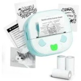 Ndyin 57mm Sticker Printer with 3 Paper Rolls for $9.49