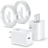 Nepagz 20W PD Fast Charging USB-C Charger Block (2-Pack) for $5.99