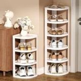 NestOrganix 10-Tier Vertical Stackable Shoe Rack for $24