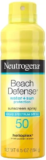 Neutrogena Beach Defense SPF 50 Sunscreen Spray 6.5-Oz for $4.52