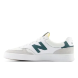 New Balance 300 V3 Court Shoes for Men/Boys – White/Brighton Grey/New Spruce for $22.57