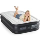 NEWBULIG 18″ Twin Air Mattress with Built-in Pump for $33