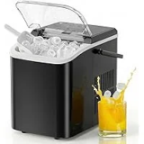 NEWBULIG Countertop Ice Maker with Handle for $44.91