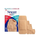 40-Count Nexcare Duo Bandages (Assorted) for $3.89