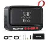 NEXPOW 150PSI 12V Portable Tire Inflator for $9.98