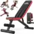 Nicepeople Adjustable Weight Bench with 8 Backrest Angles for $38.49
