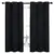 NICETOWN 42″W x 63″L Blackout Curtains (Black) – $9.98
