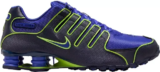 Nike Men’s Shox NZ Shoes in White/Metallic Silver/Green for $62.87