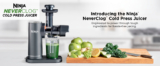 Ninja Cold Press Juicer JC151 Now $139.99 – 7% Off