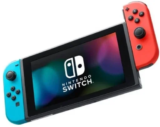 Nintendo Switch with Neon Blue and Neon Red Joy-Con for $192.28
