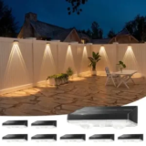 8-Pack NIORSUN Solar Fence Lights (Warm White) for $15 with Coupon
