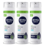 NIVEA Men Sensitive Shaving Gel 3-Pack for $11.67