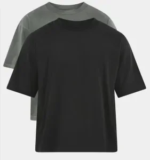 2-Pack No Boundaries Men’s Boxy Cropped Tee Shirts for $9.65