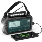 NOAA 5000mAh Solar Hand Crank Emergency Weather Radio for $21.24