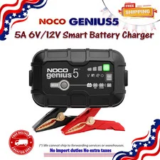 NOCO GENIUS5 5A Smart Battery Charger for 6V and 12V – Only $5.00