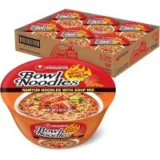 Nongshim Gourmet Instant Ramen Bowl (Spicy Kimchi, 6-Pack) for $5.70