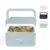 Nostalgia 32-Ounce Heated Electric Lunch Box (Chambray Blue) – $20