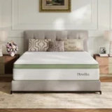 Novilla Snowfall 12-Inch Queen Hybrid Mattress for $164.00