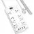Nuetsa 8-Outlets Surge Protector with 4 USB Ports and 10ft Cord for $12.99