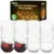 Set of 12 NutriChef 15oz Stemless Crystal Wine Glasses – $24