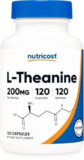 Nutricost L-Theanine 200mg – 120 Capsules for $11.95