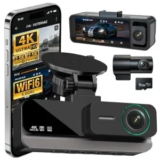 Nymzview J16 3-Channel 4K+2.5K+2.5K Dash Cam $65