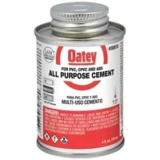 Oatey All-Purpose Fast-Setting Clear Plumbing Cement 4oz for $4.12