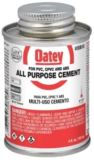 Oatey All-Purpose Fast-Setting Medium Bodied Clear Plumbing Cement for $4.12