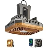 Odoland 4-Speed Portable Camping Fan with 6000mAh Battery – $12.99