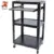 Office Av Cart Black Steel Media Cart with 4 Wheels – 50% Off ($155.50)