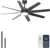 Ohniyou 60″ 8-Blade Dimmable Ceiling Fan Light with Remote & App Control for $79.18