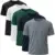 Okp Studio Men’s Lightweight Dry Fit Shirts 5-Pack for $13.04