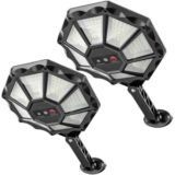 2-Pack OKPRO Solar Motion Sensor Street Lights for $20