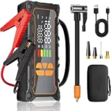 Okrinec Portable Jump Starter with Air Compressor 10000mAh – $29.99