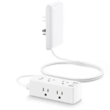 Olcorife Flat Extension Cord with Outlet Cover for $9.99
