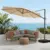 OLILAWN 10ft Patio Umbrella with Base for $149.99
