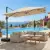 Olilawn 9x12ft Offset Cantilever Patio Umbrella with Base for $199.99