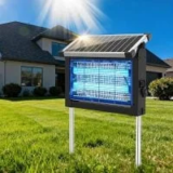 Onbeam 4500V Solar Bug Zapper with 10W Solar Panel for $39.89